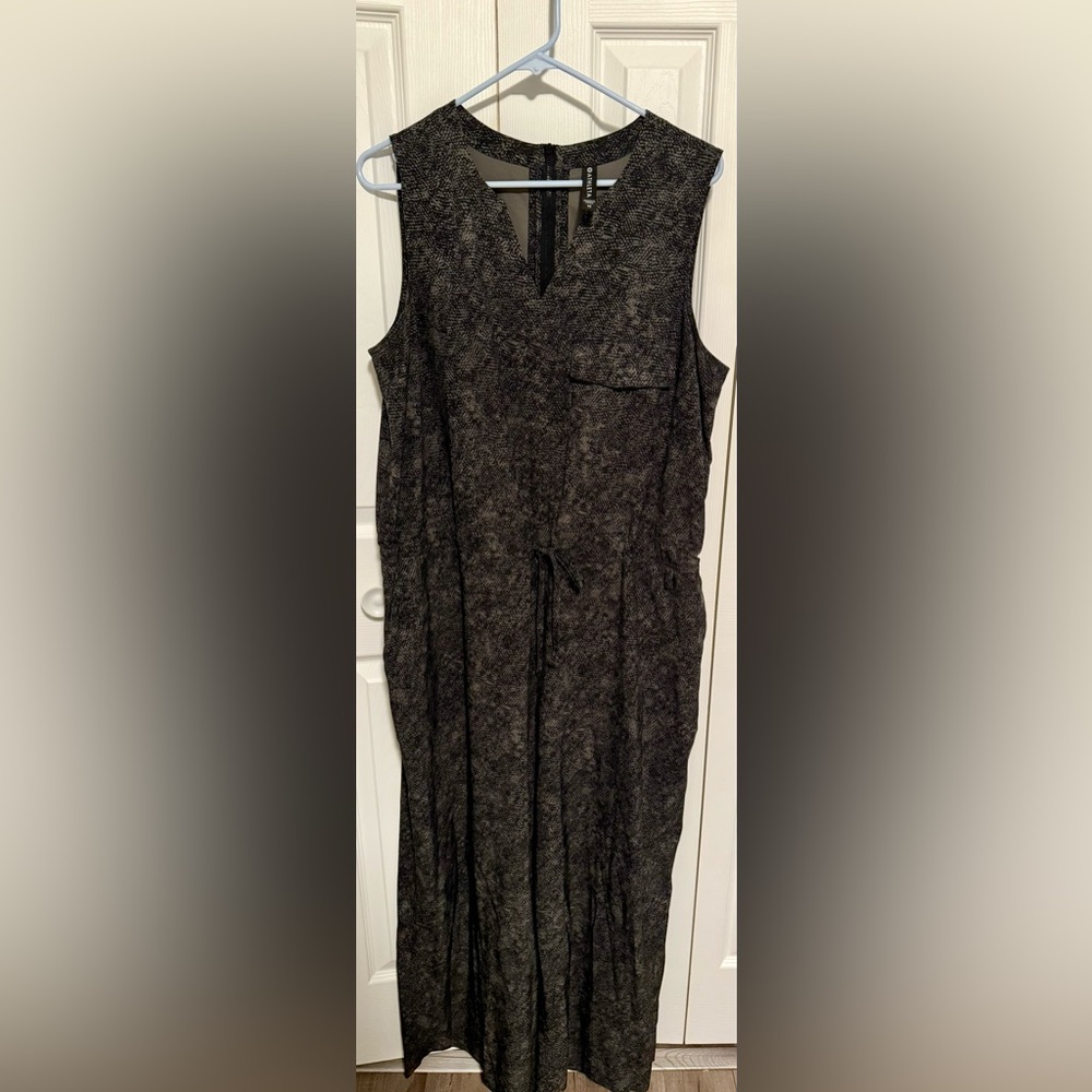 Athleta Textured Black Jumpsuit